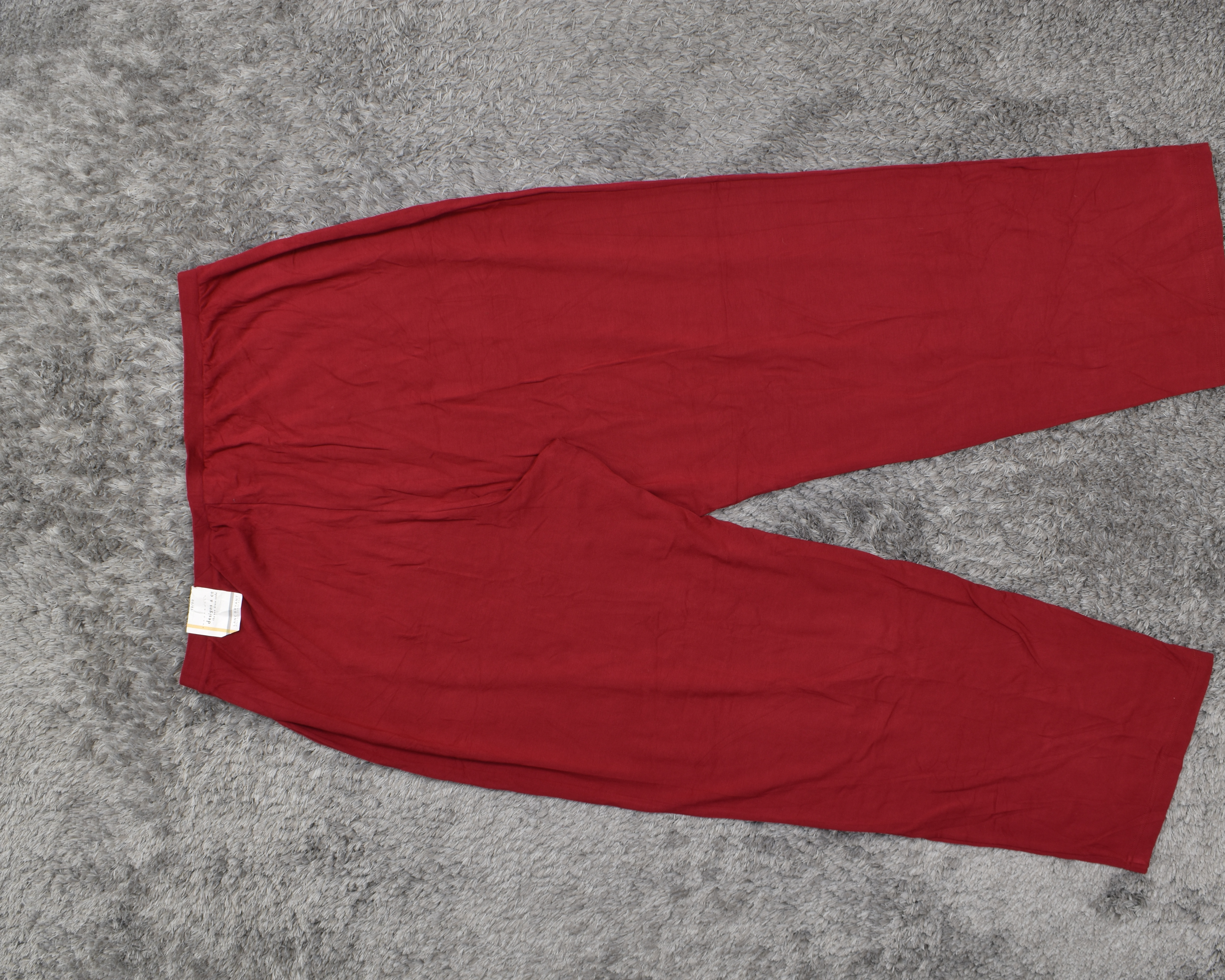 Lane Bryant Women's Size 18/20 Leggings Straight Pants design & co Red  Rayon - Helia Beer Co